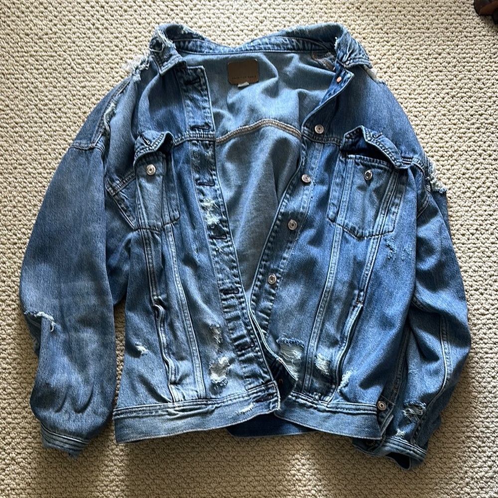 Distressed Denim Jacket